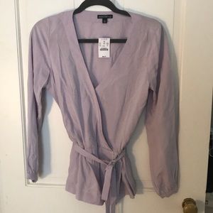 Jcrew wrap top